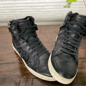 John Varvatos Black Converse Sneekers
